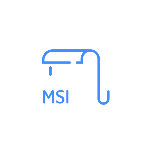 Msi, file, extenstion icon