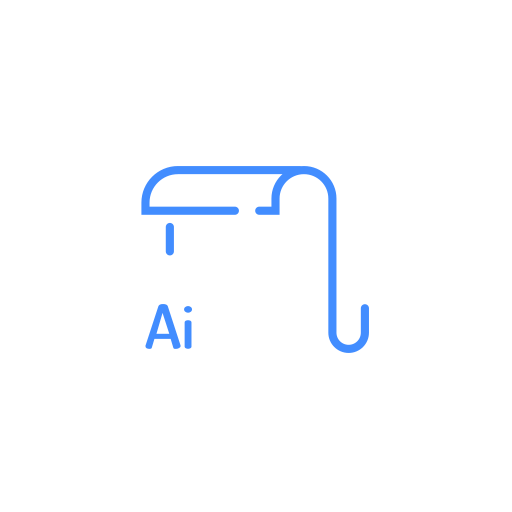 File, ai, extenstion icon