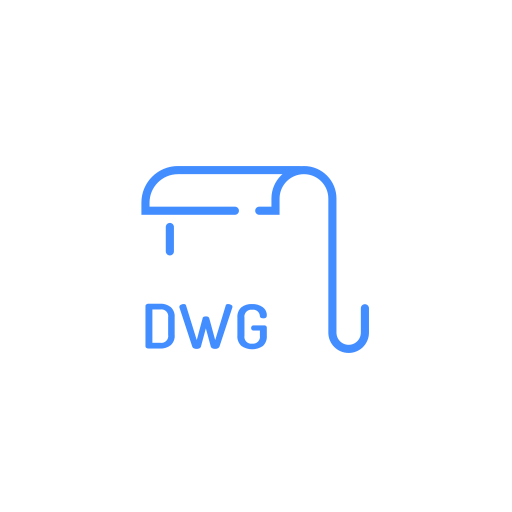 Dwg, file, extenstion icon