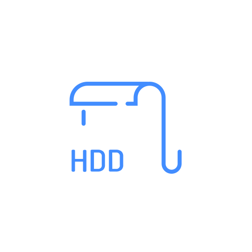 Hdd, file, extenstion icon