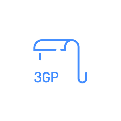 File, extenstion, 3gp icon
