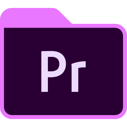 Adobe, folder, premiere, premiere pro icon