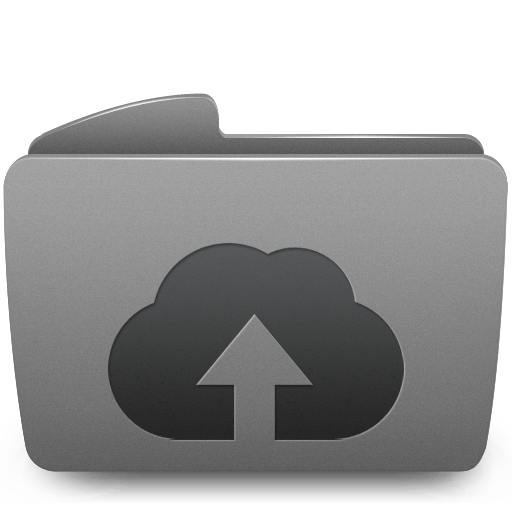 Folder, upload, web icon
