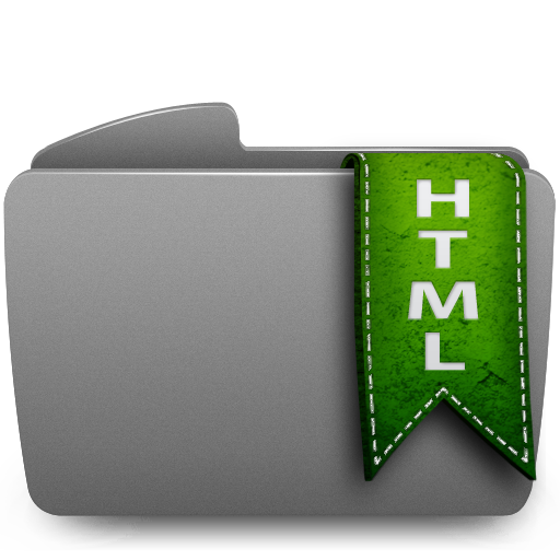 Folder, html icon