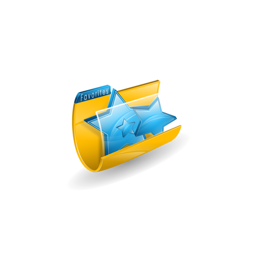 Favorites, folder, stars icon
