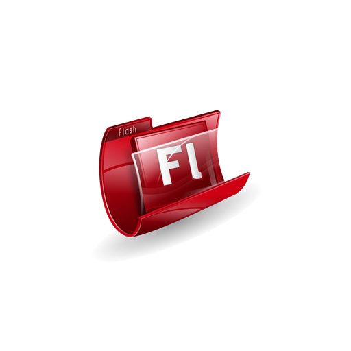 Adobe, flash, folder, photofiltre icon