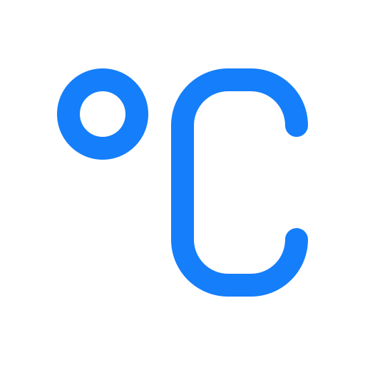 Celsius, degree icon