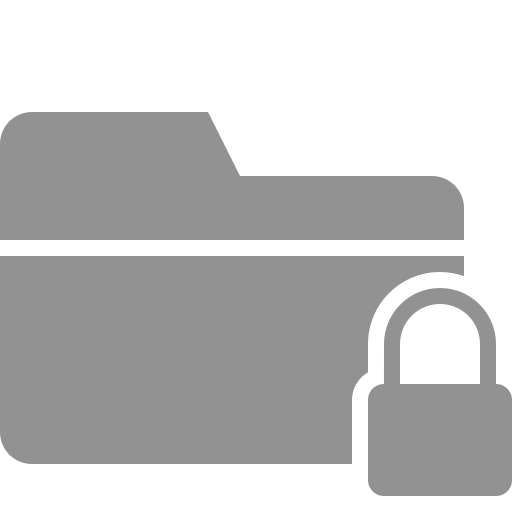 Locked, folder icon