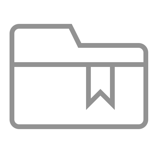 Bookmark, folder icon
