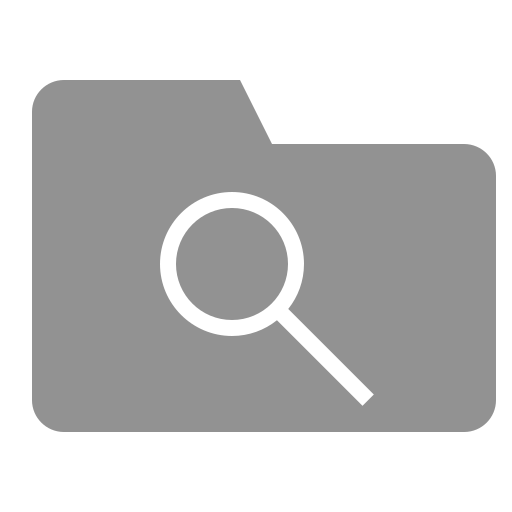 Folder, search icon