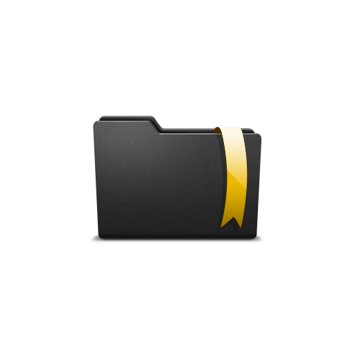Orange, ribbon icon