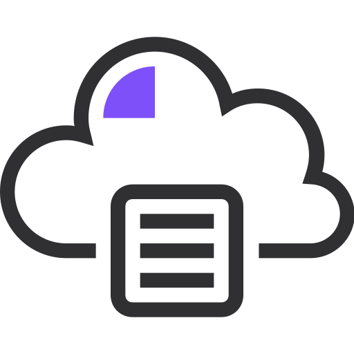 Archive, cloud, file storage, storage, database, network, server icon