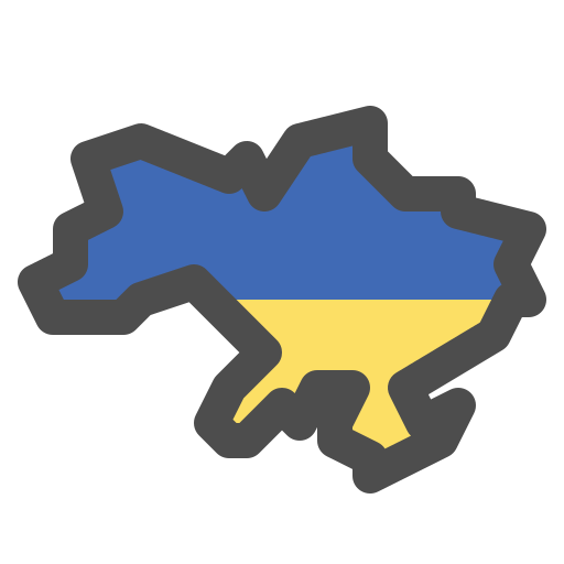 Peace, ukrain, country, map icon