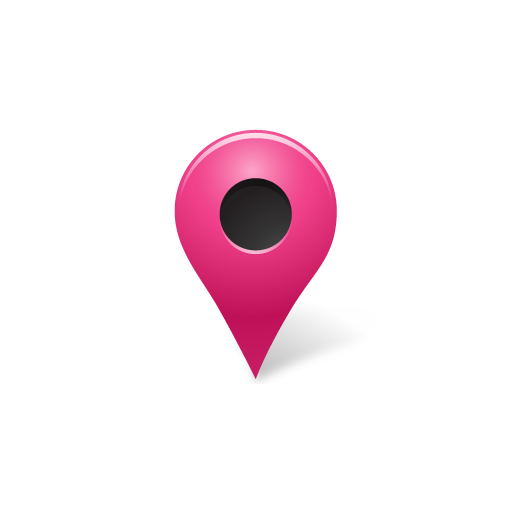 Mapmarker, marker, outside, pink icon