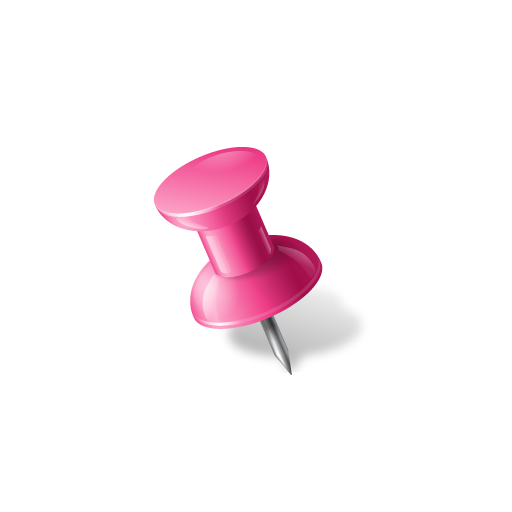 Left, mapmarker, pink, pushpin icon