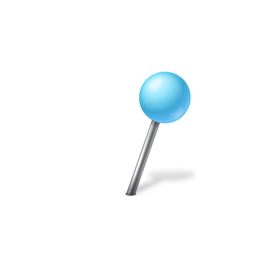 Azure, ball, mapmarker, right icon