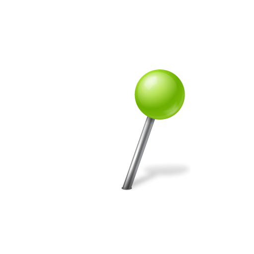 Ball, chartreuse, mapmarker, right icon