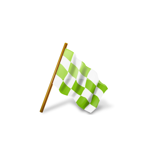 Chartreuse, chequeredflag, mapmarker, right icon