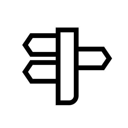 One way, road sign, sign post, street sign icon