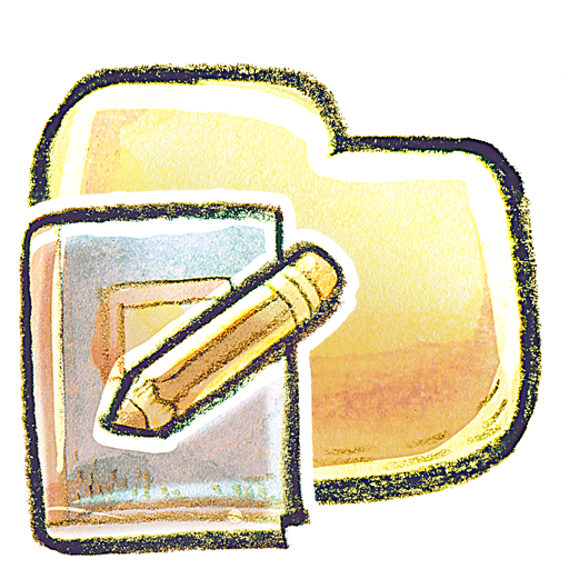 Folder, notebook icon