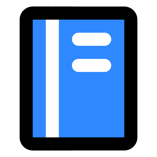 Notebook, one icon