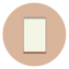 Flat Designed Circle icon icon 64x64