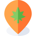 maps and location,pin,placeholder,location,gps,leaf,drug,Weed,Cannabis,Marijuana,cbd,Hemp