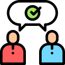 man,text,speaker,user,speech bubble,conversation,communications,chat,check mark,message,talk,chat bubble,presentation,speak,motivational,motivational speech