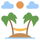 beach,nature,holidays,sea,palm tree,hammock,island,palm trees ok 