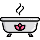 wellness,furniture and household,hygienic,hygiene,clean,bath,washing,bathroom,bathtub,lotus flower