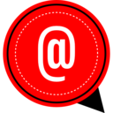 multimedia,speech bubble,conversation,communications,chat,communication,at,arroba