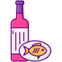 food,food and restaurant,bottle,drinks,alcohol,fish,wine,wine bottle,beverage,wine glass,glass ok 