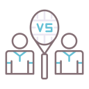 sports and competition,sport,players,tennis,tennis racket,challenge,vs ok 