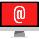 signs,seo and web,communications,monitor,email,internet,at,arroba,at sign