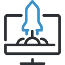 business and finance,computer,seo and web,screen,startup,rocket ship