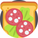 food,food and restaurant,snack,salami,meal,lunch,toast,sandwich,bread