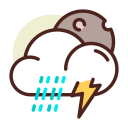 weather,moon,bolt,rain,thunder,thunderbolt,storm,lightning bolt,forecast,thunderstorm