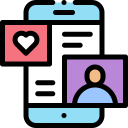 smartphone,social media,heart,love,famous