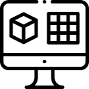 electronics,computer,software,art and design,monitor,vector,design,screen,cube,3d modeling