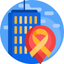 building,charity,organization,buildings,cancer ribbon,ngo,non government organization