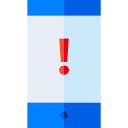 ui,electronics,security,smartphone,communications,mobile phone,cellphone,warning,message,shapes and symbols,warning sign,notifications