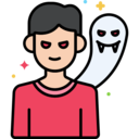 spooky,scary,halloween,demon,costume,devil,frightening,possesion ok 