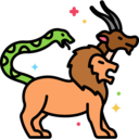cultures,snake,halloween,fantasy,lion,character,fairy tale,folklore,legend,goat,chimera