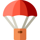 shipping and delivery,storage,delivery,box,package,warehouse,parachute,packing,drop shipping,supplies