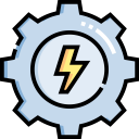electronics,gear,cogwheel,settings,configuration,tools,electricity,thunderbolt,utensils