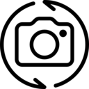 electronics,interface,symbol,photo,arrow,rotate,photo camera,camera,rotation,photo cameras,rotating,around,photo icons