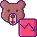 animals,stock,business and finance,investment,arrow,down,market,bear ok 
