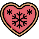 food and restaurant,heart,dessert,cookie,bakery,snowflake