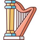 music and multimedia,musical instrument,string instrument,orchestra,harp ok 
