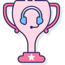 sports and competition,headphones,winner,award,cup,champion,DJ,championship,competition